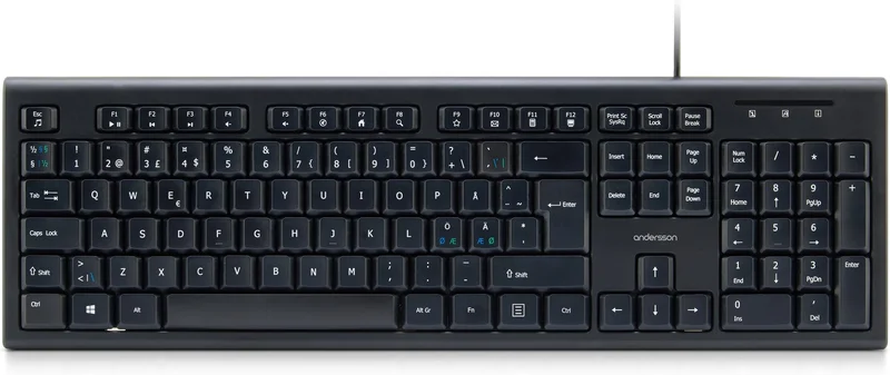 Product Image for Andersson KDW 1.0 Tangentbord - Standard | Webhallen
