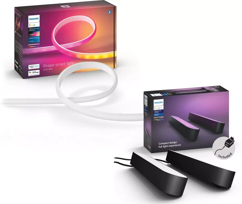 Product Image for Philips Hue White and Color Ambience Gradient Lightstrip 2m + Color Ambiance Play - Belysning | Webhallen