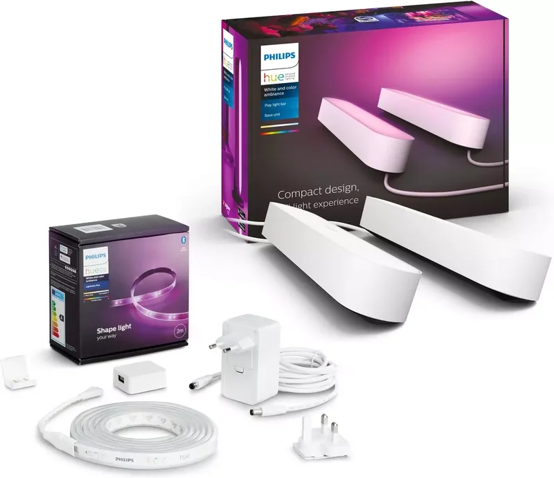 Product Image for Philips Hue Lightstrip Plus V4 / Startpaket / 2m + Play 2-pack - Belysning | Webhallen