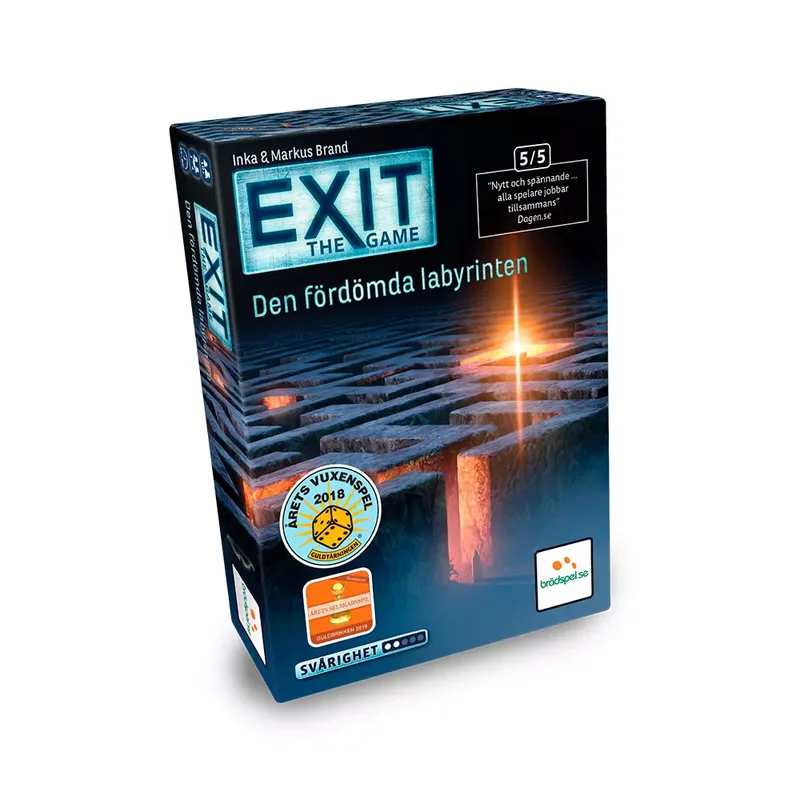 Product Image for Brädspel - EXIT: Den fördömda labyrinten (Sv) - Escape Room | Webhallen