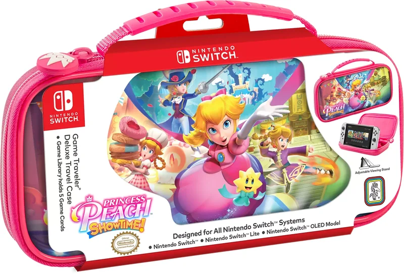 Product Image for Nintendo Switch Deluxe Travel Case (Princess Peach Showtime) - Tillbehör | Webhallen