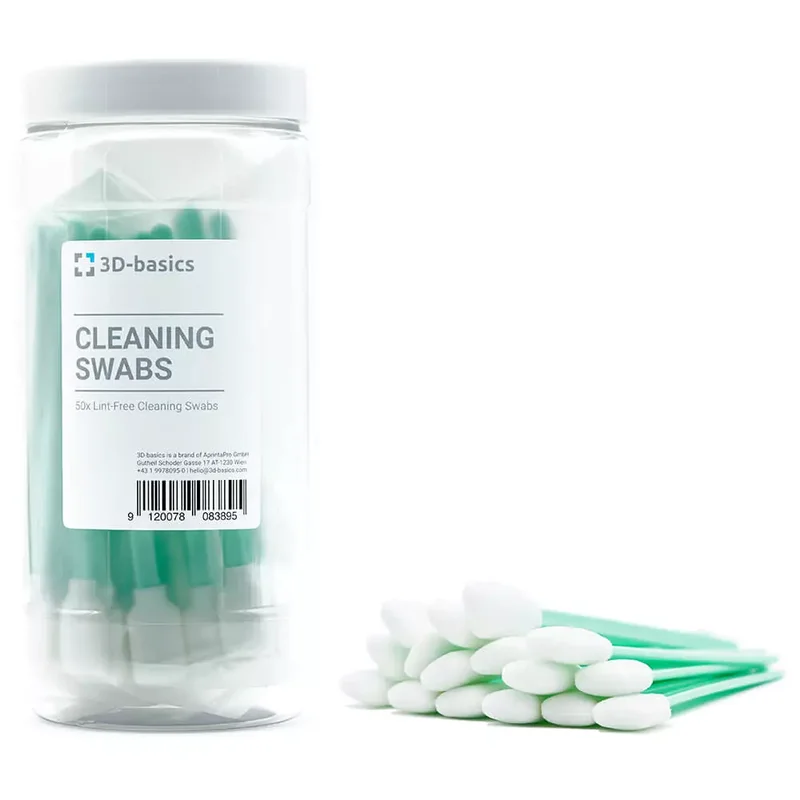 Product Image for 3D-basics Cleaning Swabs 50pcs - 3D-skrivare - Tillbehör | Webhallen