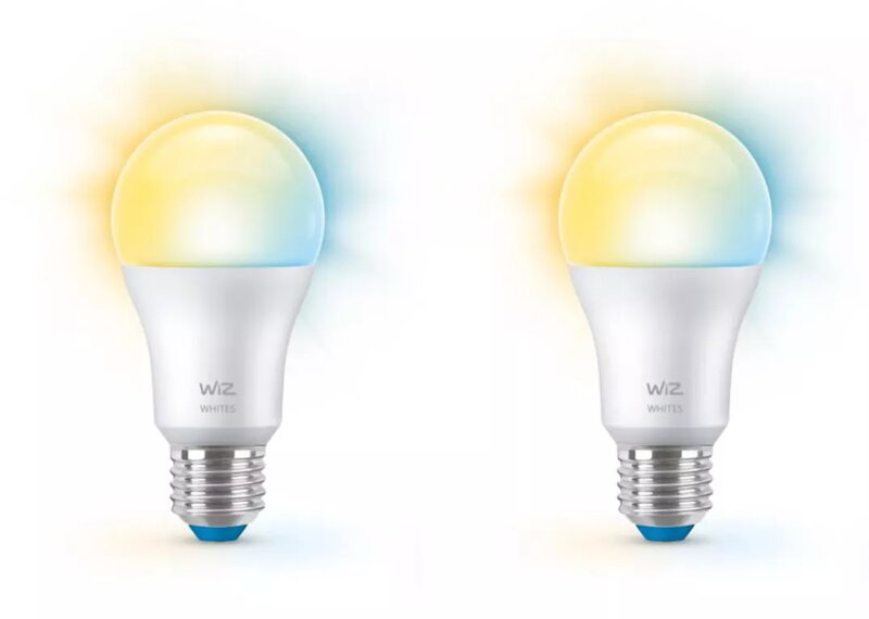 WiZ Wi-Fi Warm white 60W A60 E27 x2
