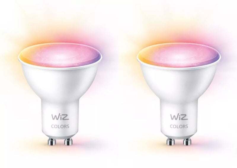 WiZ Wi-Fi RGB 50W GU10 x2
