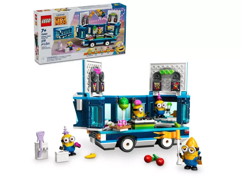 Product Image for LEGO Minions Minionernas musikpartybuss 75581