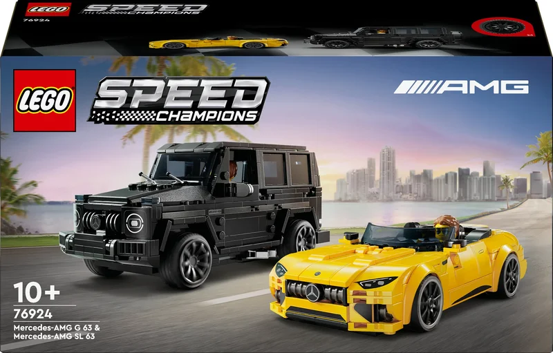 Product Image for LEGO Speed Champions Mercedes-AMG G 63 &amp; Mercedes-AMG SL 63 76924