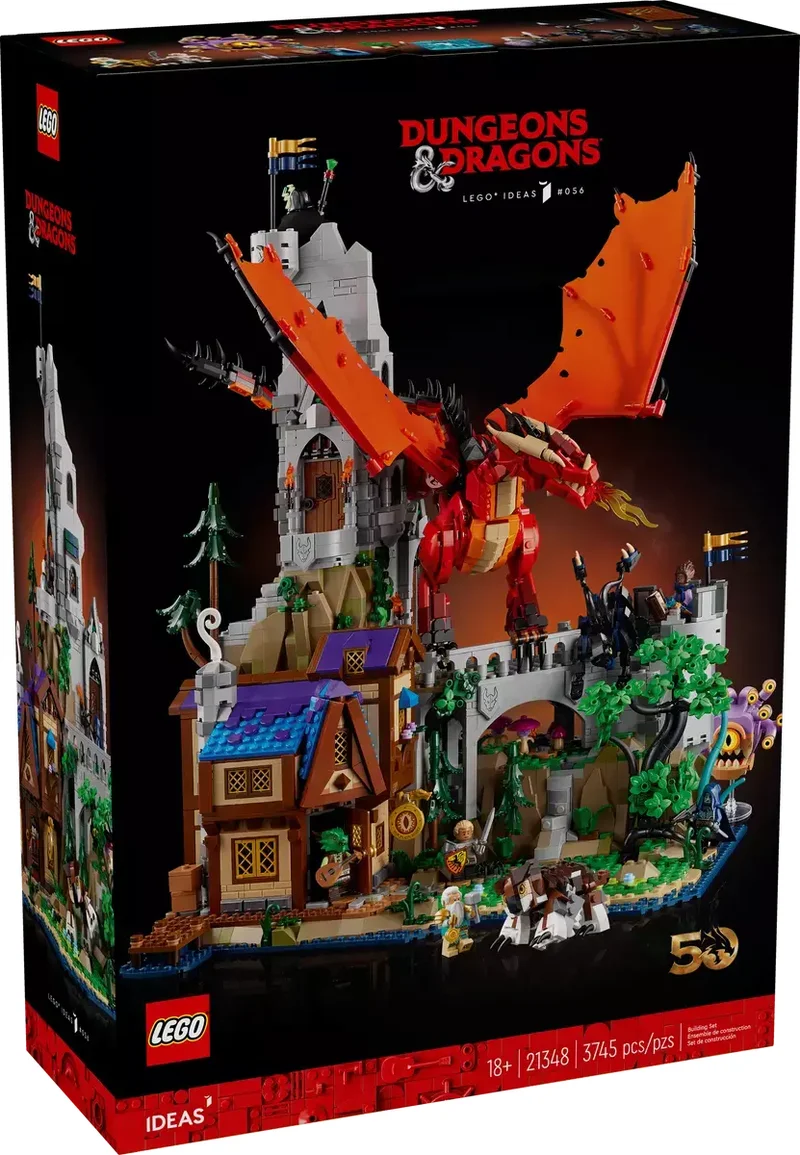 Product Image for LEGO Ideas Dungeons & Dragons: Röda drakens sägen 21348