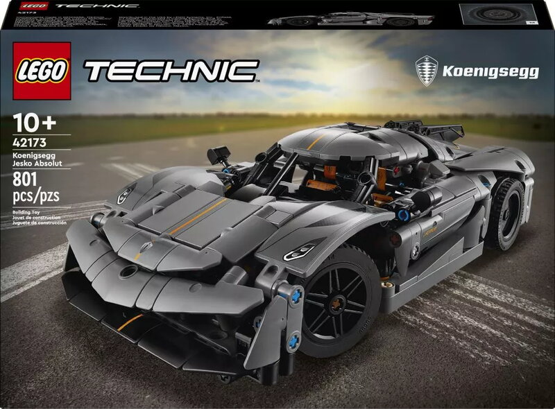 LEGO Technic Koenigsegg Jesko Absolut grå hyperbil 42173