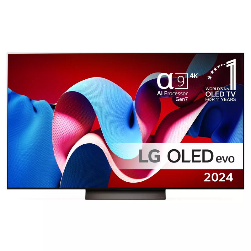 LG 55" OLED55C44LA / 4K / OLED evo / 144 Hz / webOS 24 (Fyndvara klass 1)