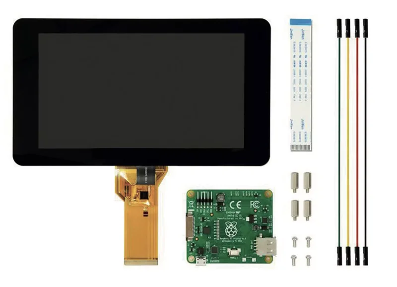Product Image for Raspberry Pi 7" Touch Screen LCD - LCD | Webhallen