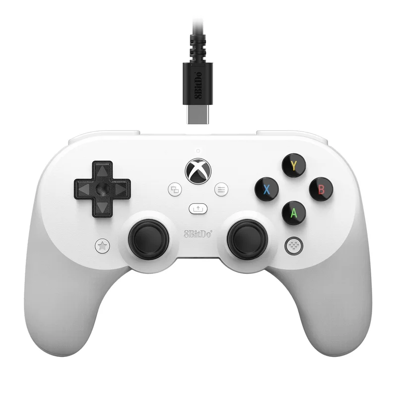 Product Image for 8BitDo Pro 2 Wired Controller for Xbox - White - Xbox Series X S Kontroll | Webhallen