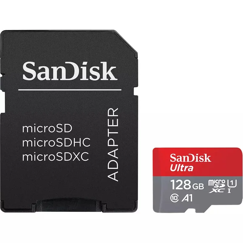 Product Image for SanDisk Ultra - 128GB / 140MB/s / microSDHC / Class 10 / UHS-I / Adapter