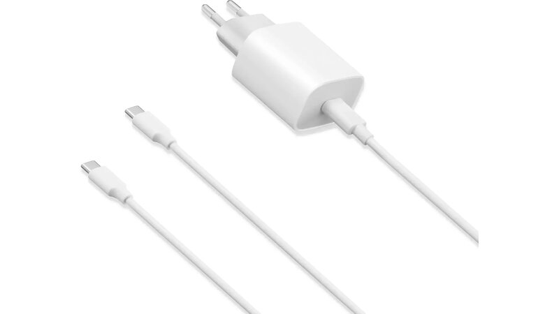 ON WLC-U1100 Väggladdare 12W + USB-C / USB-C - 1m