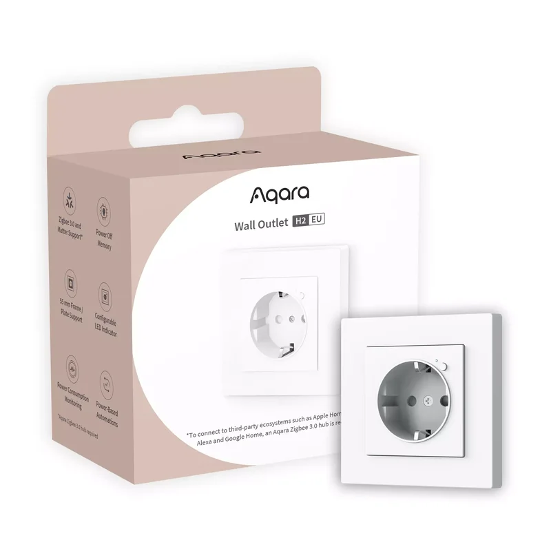 Product Image for Aqara Wall Outlet H2 EU - Strömbrytare | Webhallen