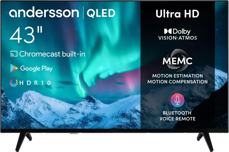 Product Image for Andersson 43" QLED4350UHD / 4K / QLED / 60 Hz / Android TV
