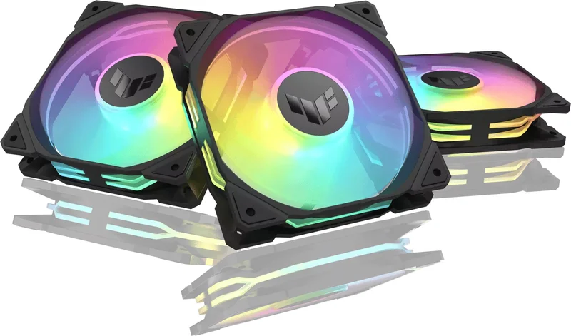 Product Image for ASUS TUF GAMING TR120 ARGB 3-pack / Reverse / 120mm - Svart - Chassifläkt | Webhallen