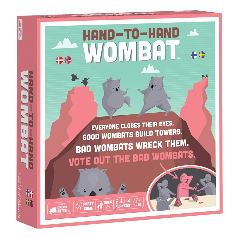 Product Image for Brädspel - Hand to Hand Wombat (Nordic) - Partyspel | Webhallen