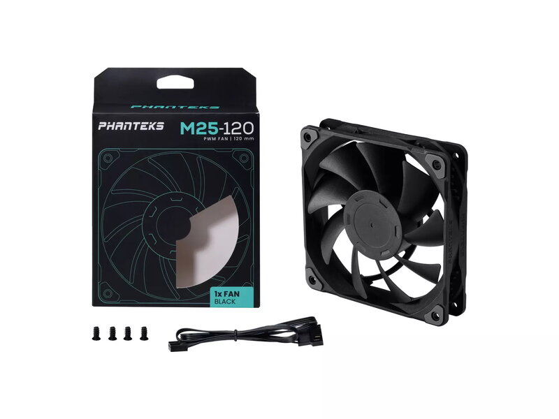 Phanteks M25 / PWM / 120mm - Svart