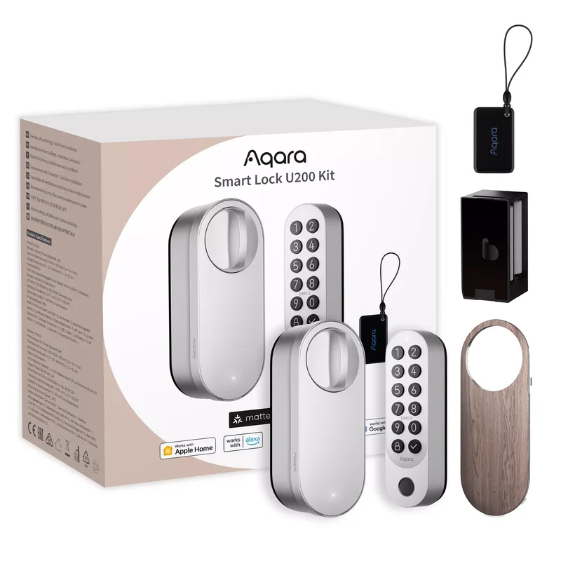 Product Image for Aqara Smart Lock U200 Kit - Silver - Dörrlås | Webhallen