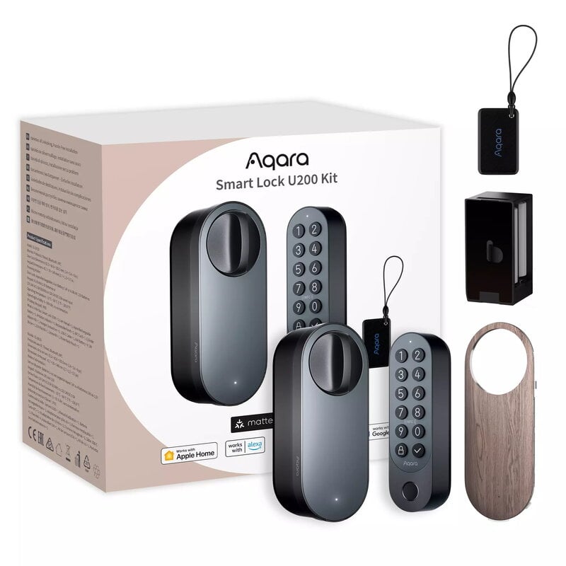 Aqara Smart Lock U200 Kit - Svart