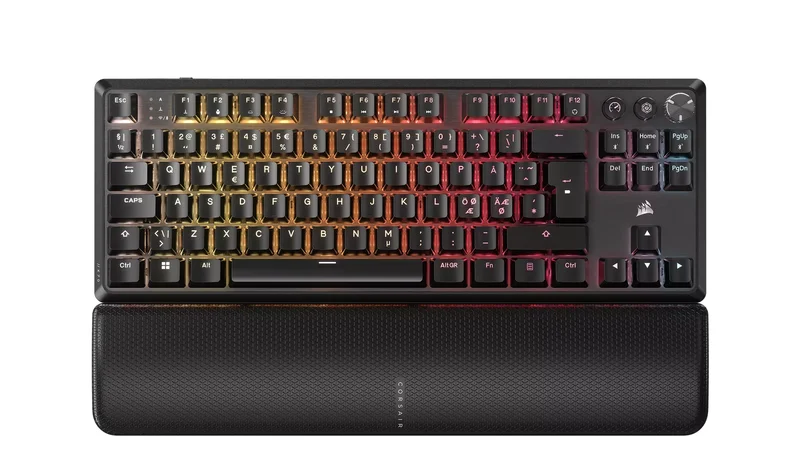 Product Image for Corsair K70 Core TKL Wireless RGB Mechanical Gaming Keyboard - MLX Red v2 (Linear) - Gamingtangentbord | Webhallen