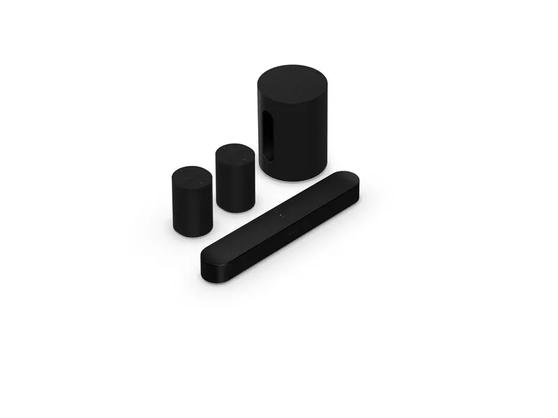 Product Image for Sonos Beam (Gen2) Soundbar + 1x Sub Mini + 2x Era100 - Svart - Soundbars | Webhallen