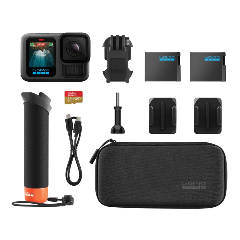 Product Image for Kamera - GoPro HERO13 Black Accessory Bundle (Ink 64GB SD card) - GoPro | Webhallen