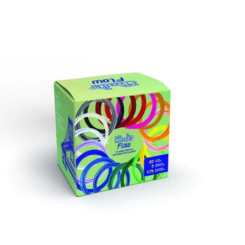 Product Image for 3Doodler filament refill (1,75mm 20x3m) - Pyssel | Webhallen
