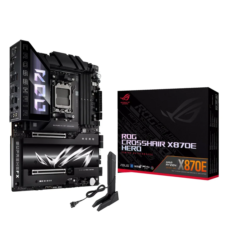 Product Image for ASUS ROG Crosshair X870E Hero - Socket AM5 | Webhallen