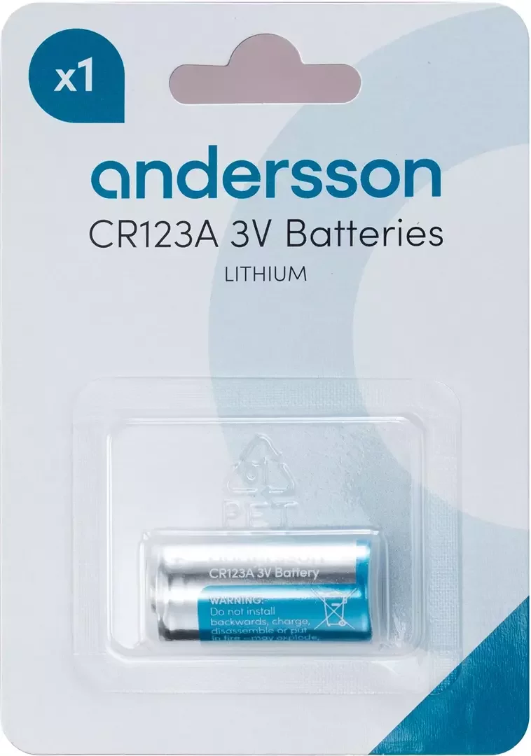 Product Image for Andersson CR123A Lithium - 1-pack