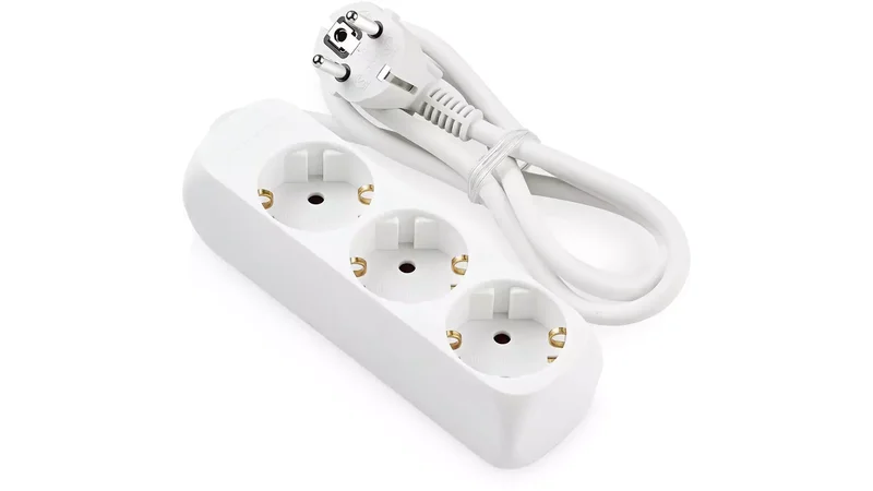 Product Image for ON Grenuttag x3 uttag / 1m - Vit - Elkablage & Grenuttag | Webhallen