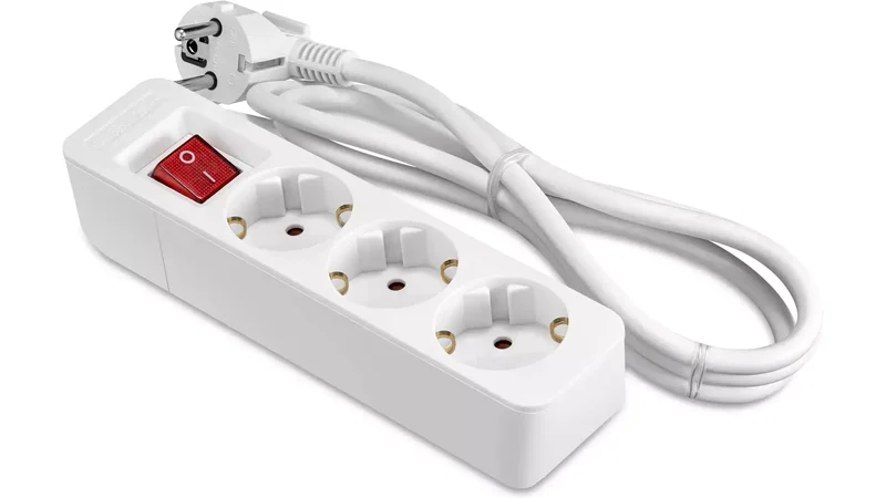 Product Image for ON Grenuttag x3 uttag med Brytare / 1,5m - Vit - Elkablage & Grenuttag | Webhallen