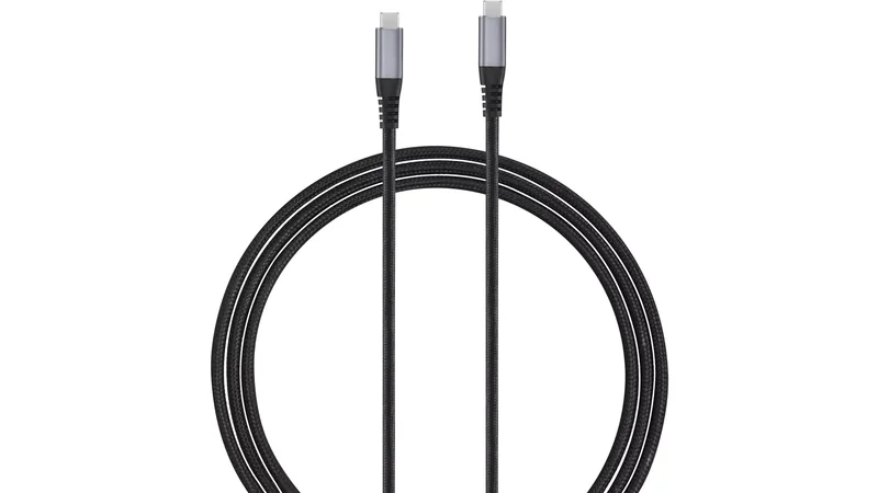 Product Image for Andersson USB-C - USB-C 3.2 PD100W Flätad / 3m / - Svart/Rymdgrå - USB-C | Webhallen
