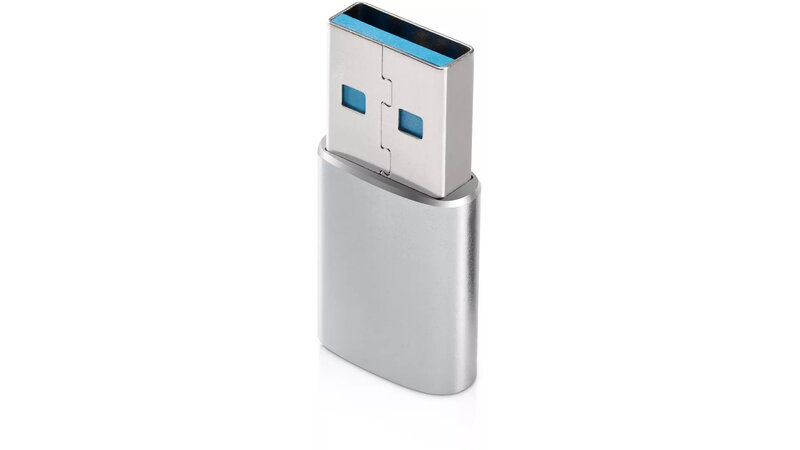 Andersson USB-A to USB-C adapter 3A, 60W - Silver
