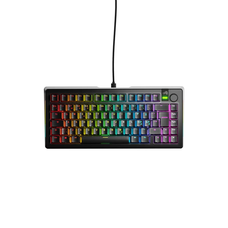 Product Image for Glorious GMMK 3 Pro 75% Black - Pre-Built Nordic ISO - Fox linear - Wired