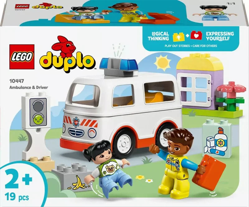 Product Image for LEGO DUPLO Town Ambulans och förare 10447