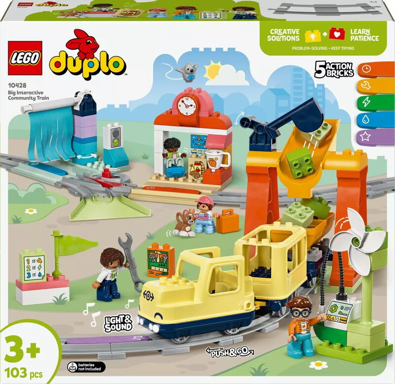 LEGO DUPLO Town Stort interaktivt pendeltåg 10428