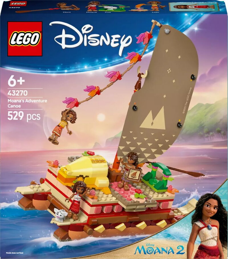 LEGO Disney Princess Vaianas äventyrskanot 43270