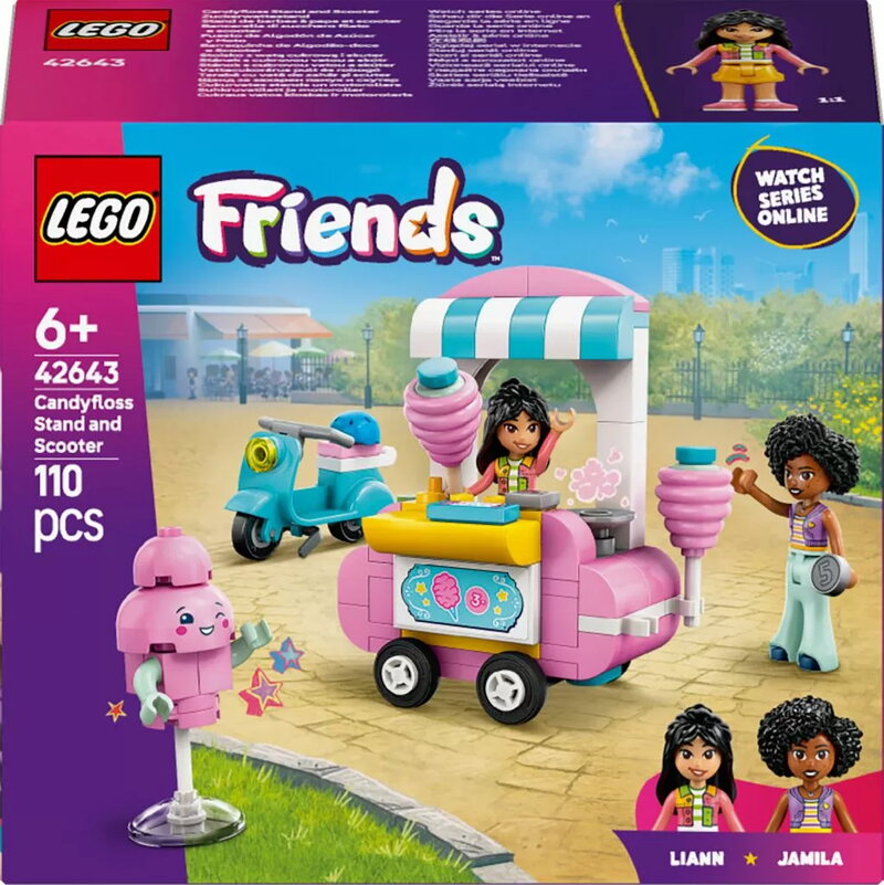 LEGO Friends Sockervaddsstånd och vespa 42643