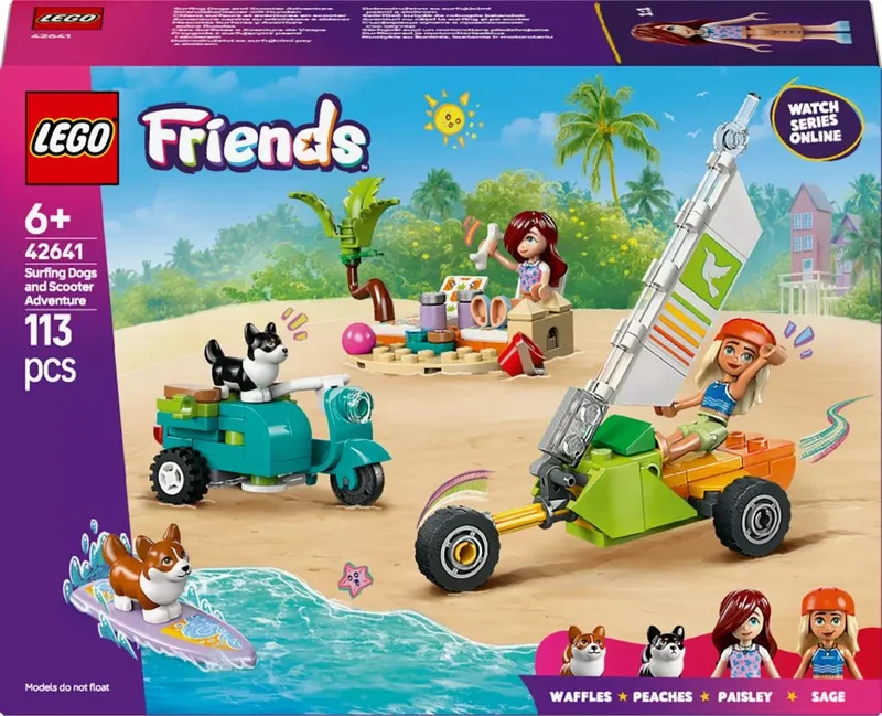 Product Image for LEGO Friends Äventyr med surfhundar och vespa 42641