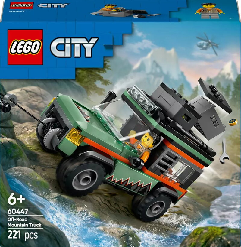 LEGO City Great Vehicles 4-hjulsdriven terrängbil för bergskörning 60447