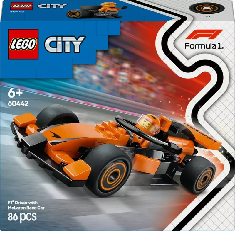 Product Image for LEGO City F1 förare med McLaren racerbil 60442