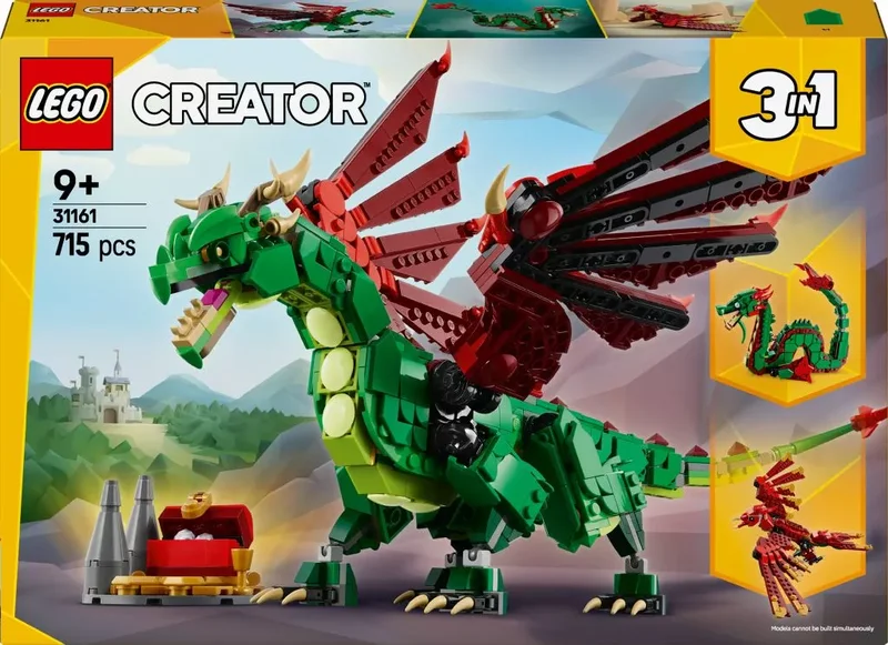 Product Image for LEGO Creator Medeltida drake 31161