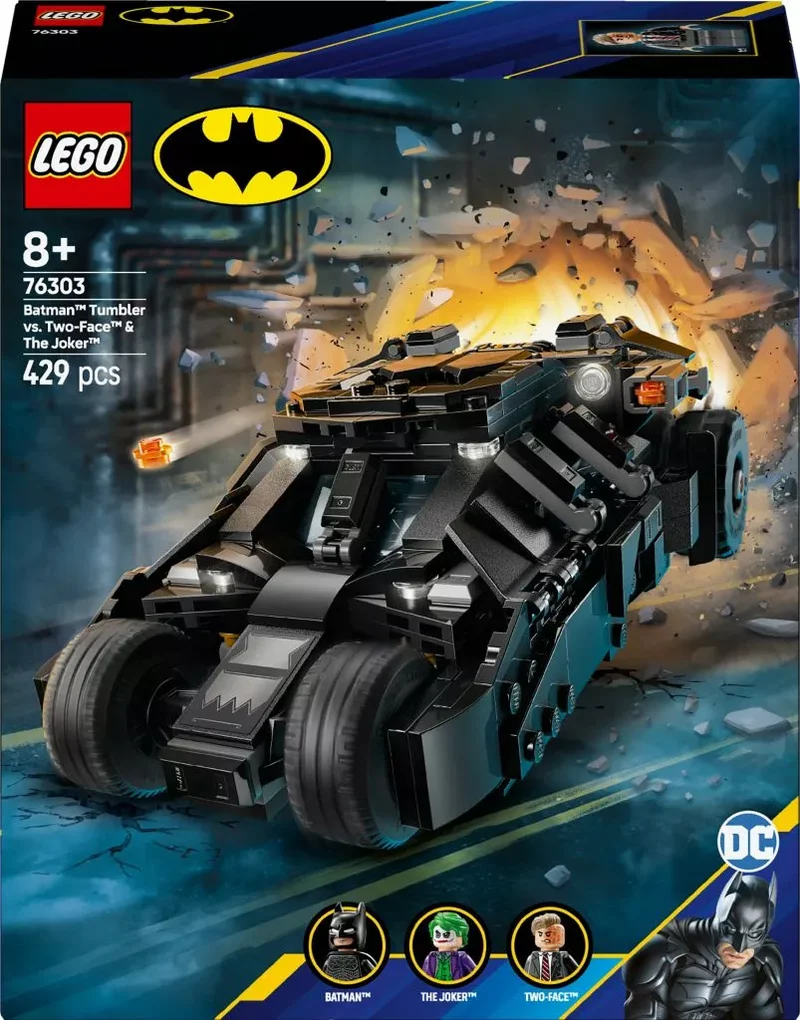 Product Image for LEGO Super Heroes Batmans Tumbler mot Two-Face & Jokern 76303