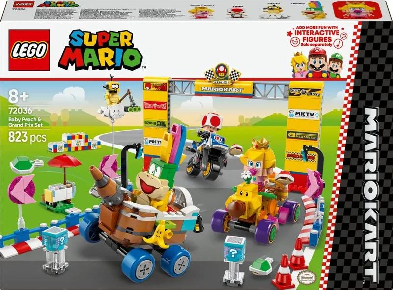 Product Image for LEGO Mario Kart: Baby Peach & Grand Prix 72036