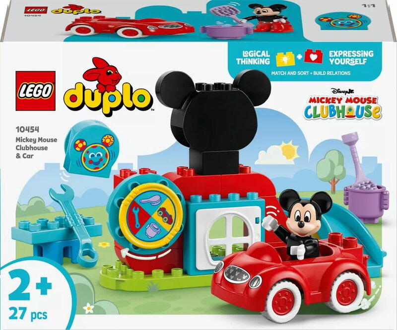 LEGO DUPLO Disney Musse Piggs klubbhus och bil 10454