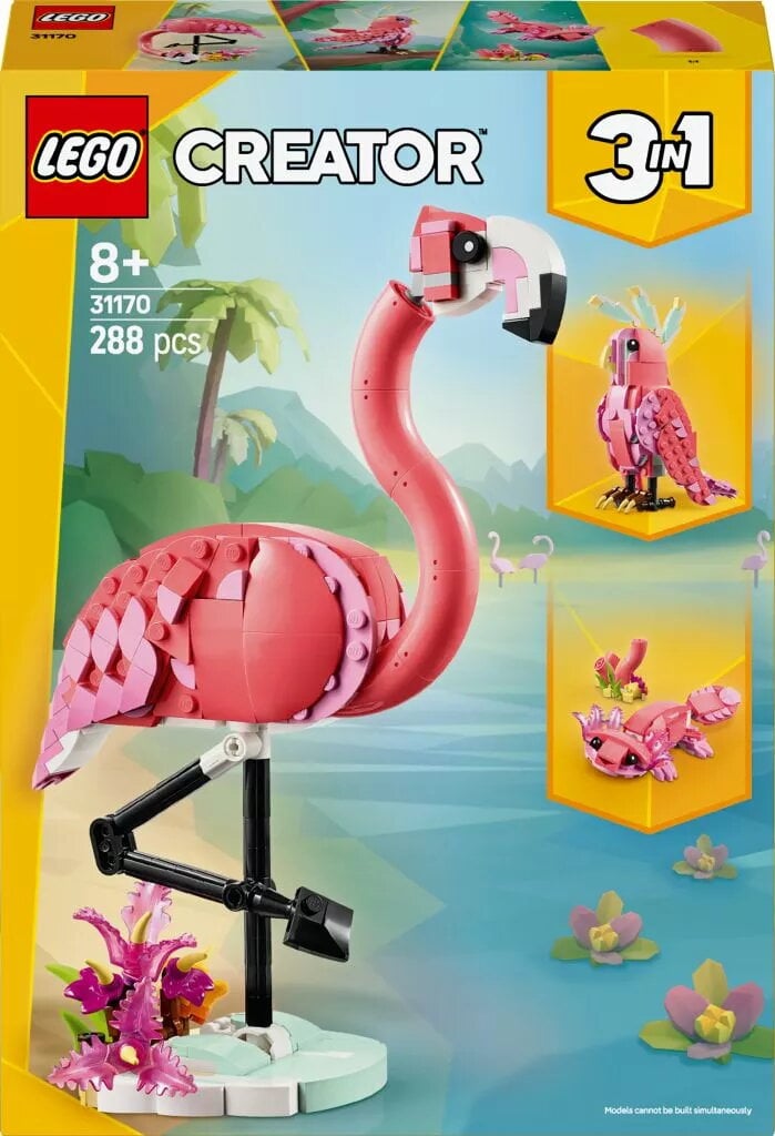 LEGO Creator Vilda djur: Rosa flamingo 31170