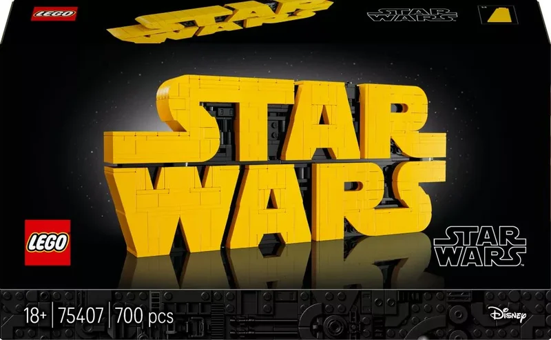 Product Image for LEGO Star Wars Brick-built Star Wars Logo 75407