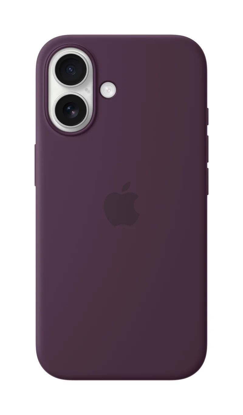 Product Image for Apple iPhone 16 Silicone Case / MagSafe - Plum