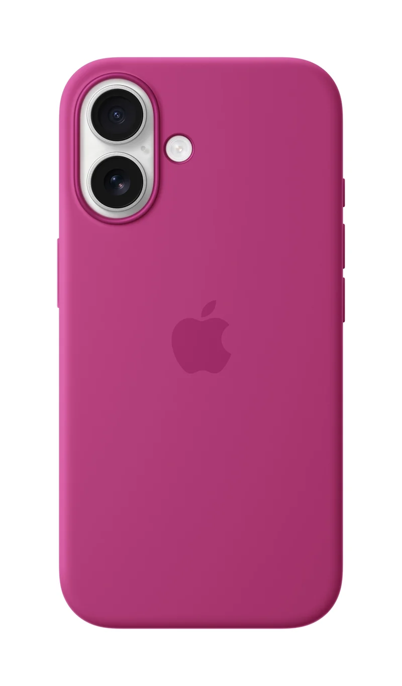 Product Image for Apple iPhone 16 Silicone Case / MagSafe - Fuchsia